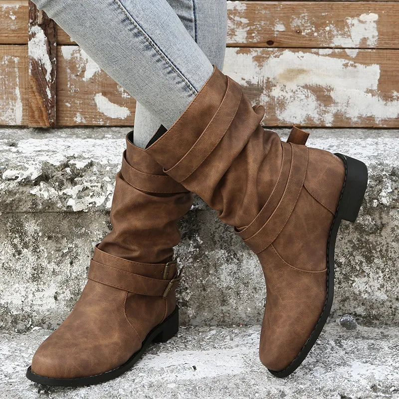 Bottes Élégantes avec Support pour Femme – Confort au Quotidien