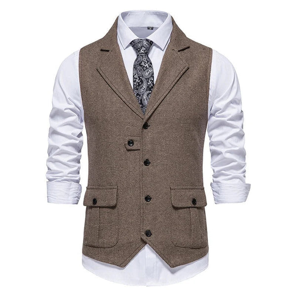 Gilet pour Homme Style Hivernal Élégant et Polyvalent