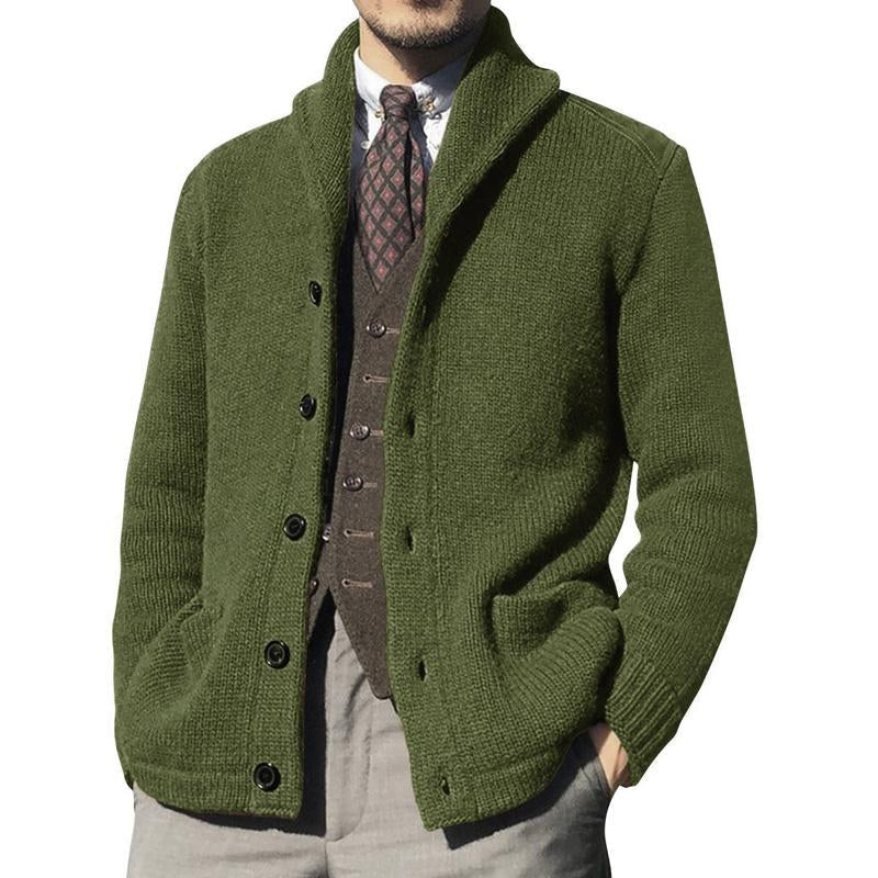 Cardigan homme pour l'hiver, pratique et chaleureu