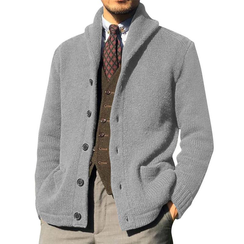 Cardigan homme pour l'hiver, pratique et chaleureu