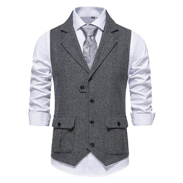 Gilet pour Homme Style Hivernal Élégant et Polyvalent