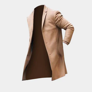 Manteau Élégant pour Homme avec Col en V – allure Classique et Tendance